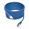 Tripp Lite series Cat5e 350 MHz Molded Shielded (STP) Ethernet Cable (RJ45 M/M), PoE, Blue, 15 ft. (4.57 m)