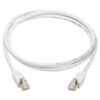 Tripp Lite series Safe-IT Cat6a 10G Snagless Antibacterial S/FTP Ethernet Cable (RJ45 M/M), PoE, White, 5 ft. (1.52 m), TAA