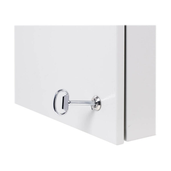 Tripp Lite series SmartRack Outdoor Industrial Enclosure with Lock - NEMA 4, Surface Mount, Metal Construction, 18 x 18 x 6 in., Gray