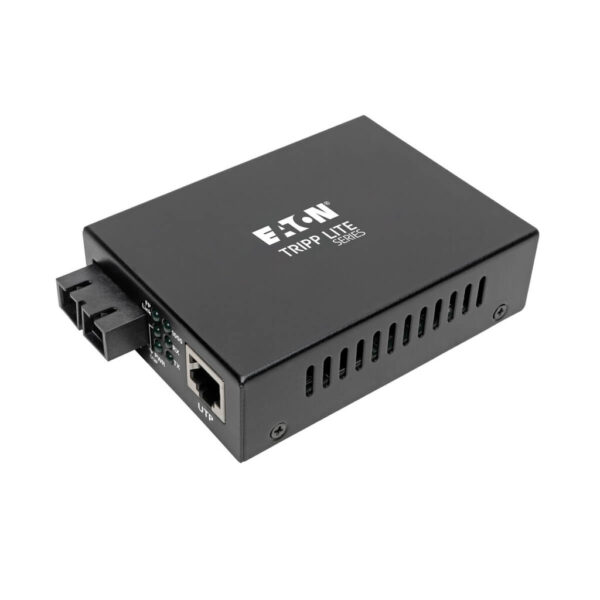 Tripp Lite series Gigabit Singlemode Fiber to Ethernet Media Converter, SC, 1310 nm, 20 km (12.4 mi.)