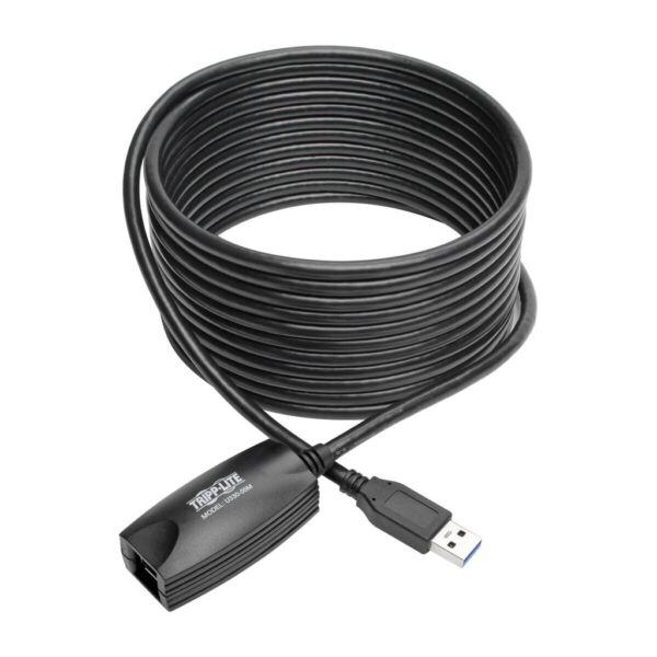 Tripp Lite series USB 3.0 SuperSpeed Active Extension Repeater Cable (A M/F), 5M (16.4 ft.)