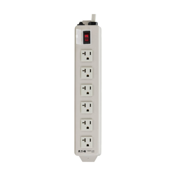 b4ebddde3c62337131fa9cc509747bb7 Tripp Lite series Power It! 6-Outlet Power Strip, 15 ft. (4.57 m) Cord, 5-20P Plug, Metal Housing