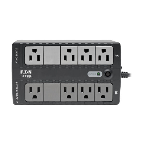 Tripp Lite series 550VA 300W Standby UPS - 8 NEMA 5-15R Outlets, 120V, 50/60 Hz, DB9, 5-15P Plug, Desktop/Wall Mount