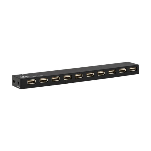 Tripp Lite series 10-Port USB 2.0 Hub with Power Supply and International Plug Adapters