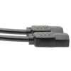 b523401a48ab71d64c41363536f4b212 Tripp Lite series C14 Male to C13 Female Splitter, PDU Style - C14 to 2x C13, 10A, 250V, 18 AWG, 6 ft. (1.83 m), Black