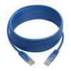 Tripp Lite series Cat5e 350 MHz Molded (UTP) Ethernet Cable (RJ45 M/M), PoE - Blue, 12 ft. (3.66 m)