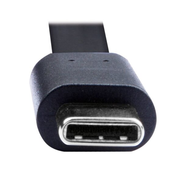 Tripp Lite series USB-A to USB-C Flat Cable - M/M, USB 2.0, Black, 3 ft. (0.91 m)