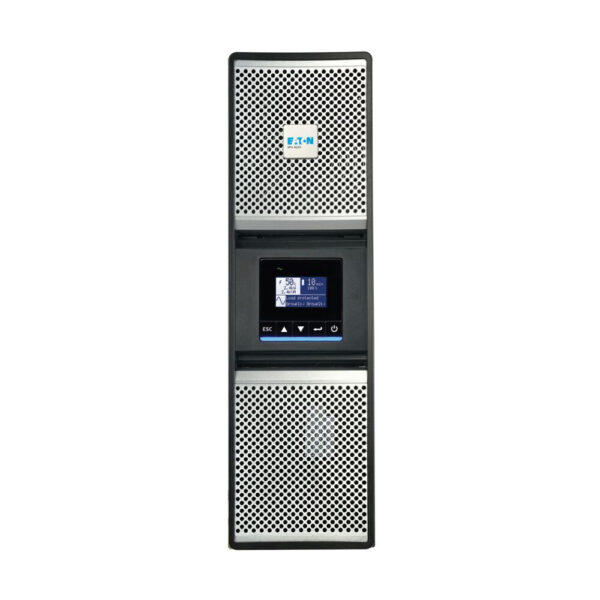 Eaton 9PX G2 6kVA 5.4kW 208V Double-Conversion UPS - L6-30P or Hardwired Input, 6 C39 and 6 C13 Outlets, Network Card, 3U Rack/Tower - 9PX6KIECG2