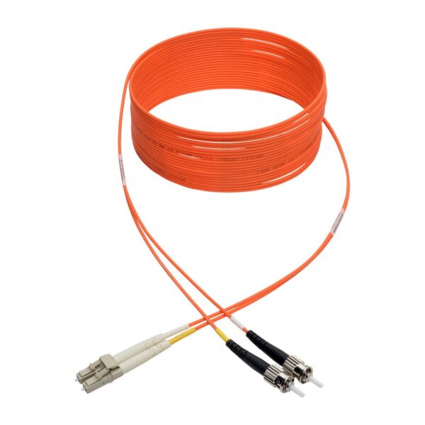 b5f52e5a17cec6c7a84a55f1a64ea6c2 Tripp Lite series Duplex Multimode 62.5/125 Fiber Patch Cable (LC/ST), 5M (16 ft.)