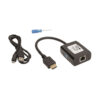 Tripp Lite series HDMI over Cat5/6 Extender, Pigtail-Style Receiver for Video/Audio, USB Powered, Up to 125 ft. (38 m), TAA