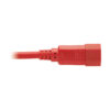 Tripp Lite series Power Cord C14 to C15 - Heavy-Duty, 15A, 250V, 14 AWG, 6 ft. (1.83 m), Red