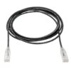 Tripp Lite series Cat6 Gigabit Snagless Slim UTP Ethernet Cable (RJ45 M/M), PoE, Black, 10 ft. (3.05 m)