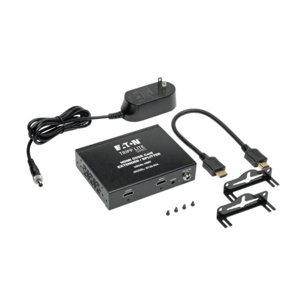 Tripp Lite series 4-Port HDMI over Cat5/6 Extender/Splitter, Box-Style Transmitter for Video/Audio, Up to 150 ft. (45 m), TAA