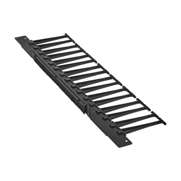 b64f88260d0c8c246e256cd05f9b42bb Tripp Lite series SmartRack Vertical Cable Manager for 42U, 45U and 48U Enclosures - Multiple Long Fingers, Black