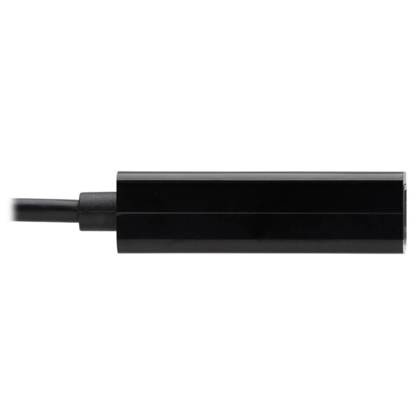 Tripp Lite series USB-C, USB-A to RJ45 Gigabit Ethernet Network Adapter (2xM/F), USB 3.2 Gen 1, Black
