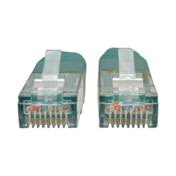 Tripp Lite series Cat6 Gigabit Molded (UTP) Ethernet Cable (RJ45 M/M), PoE, Green, 10 ft. (3.05 m)