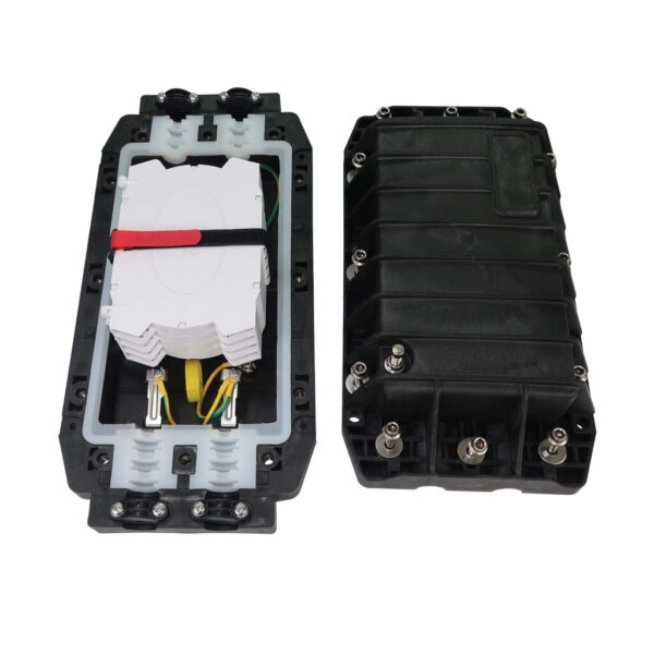 Tripp Lite series Fiber Splice Horizontal Enclosure - 4 Splicing Trays, 96 Fiber Capacity, IP68 Rated - N600H-0096-4