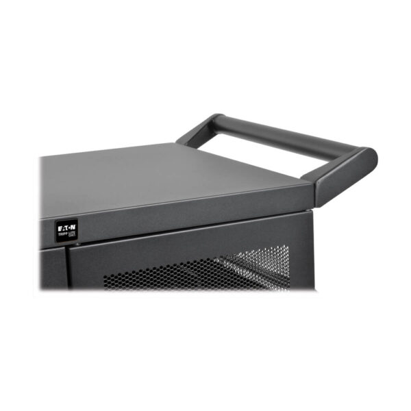 Tripp Lite series Mobile Cart Conversion Kit with Handle, Casters and Power Cord Manager for 16-Device AC and USB Charging Stations - CSHANDLEKIT2