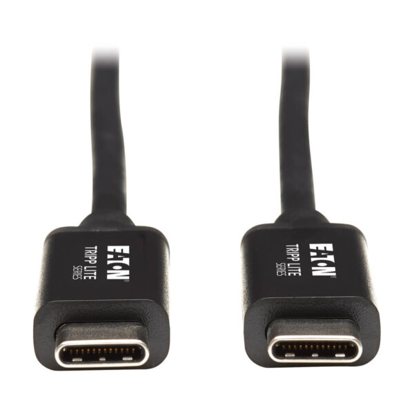 Tripp Lite series Thunderbolt 3 Active Cable (M/M) - 40 Gbps, 5A 100W Power Delivery, 4K/60 Hz, 2M (6.56 ft.), Black