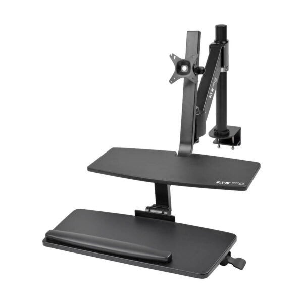 Tripp Lite series Height-Adjustable Sit-Stand Workstation, Single-Monitor, Clamp-On