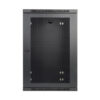 b6f5f11055ec0b96880b12e9bf3c6013 Tripp Lite series SmartRack 18U Low-Profile Patch-Depth Wall-Mount Half-Height Rack Enclosure, Hinged Back