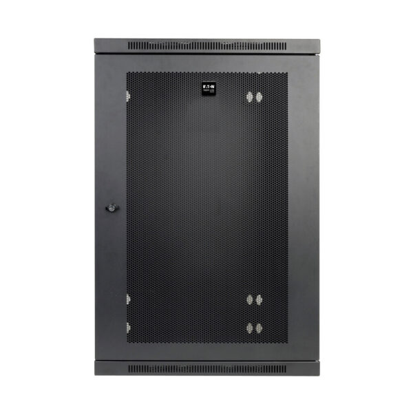 b6f5f11055ec0b96880b12e9bf3c6013 Tripp Lite series SmartRack 18U Low-Profile Patch-Depth Wall-Mount Half-Height Rack Enclosure, Hinged Back