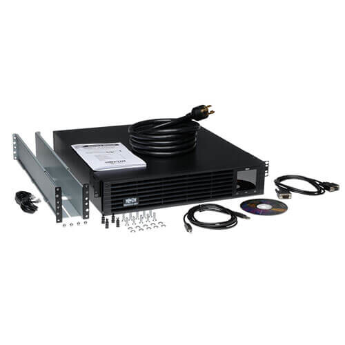 Tripp Lite SmartPro 120V 3kVA 2.88kW Line-Interactive Sine Wave UPS, 2U Rack/Tower, Pre-Installed WEBCARDLX Network Interface, TAA - SM3000RMXLNTAA