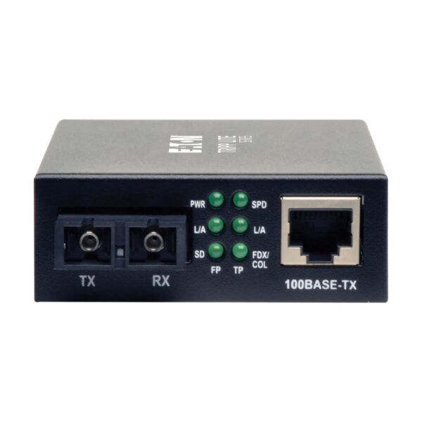 b74eba1f133fc8a8f400fb7c41a90e90 Tripp Lite series 10/100 SC Multimode Fiber to Ethernet Media Converter, 550M, 850nm