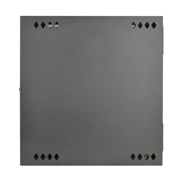 Tripp Lite series SmartRack 12U Low-Profile Switch-Depth Wall-Mount Small Rack Enclosure, Hinged Back