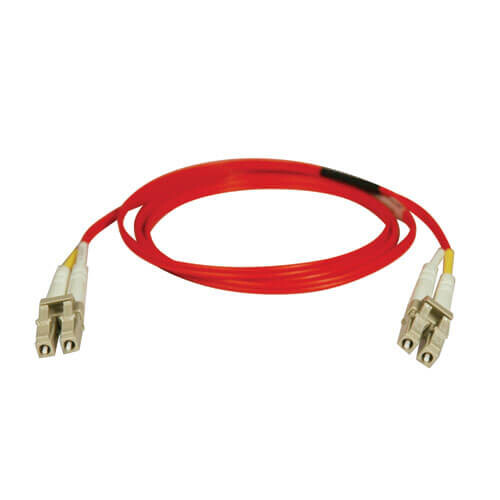 b77166174c34004a73658ef3d81f1ef3 Tripp Lite series Duplex Multimode 62.5/125 Fiber Patch Cable (LC/LC) - Red, 3M (10 ft.)