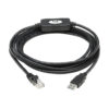 Tripp Lite series USB-A to RJ45 Rollover Console Cable (M/M) - Cisco Compatible, 250 Kbps, 10 ft. (3.05 m), Black