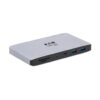 Tripp Lite Thunderbolt 3 Dual-Display Dock, 8K DisplayPort, USB 3.2 Gen 2 10G, USB-A/USB-C Hub, GbE, International Plug Adapters - MTB3-DOCK-03INT