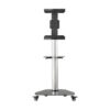 b7e65d2f9768a1ef34db9b4310f7f905 Tripp Lite series Premier Rolling TV Cart for 37” to 70” Displays, Black Glass Base and Shelf, Locking Casters