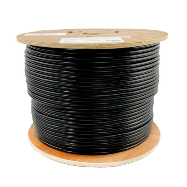 b82573d5647b4fa8ec7bc083a7421afa Tripp Lite series Cat5e 350 MHz Solid Core (UTP) PVC Bulk Ethernet Cable - Black, 1000 ft. (304.8 m), TAA