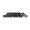 Tripp Lite series SmartRack Cantilevered Steel Rack Shelf - 1U, Vented, Integrated Cable Rings, 14.2 in. Deep, Holds up to 50 lbs (22.2 kgs)