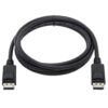 Tripp Lite series DisplayPort Cable with Latching Connectors, 4K 60 Hz (M/M), Black, 6 ft. (1.83 m)