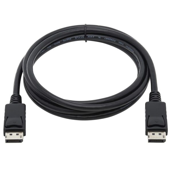 Tripp Lite series DisplayPort Cable with Latching Connectors, 4K 60 Hz (M/M), Black, 6 ft. (1.83 m)