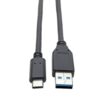 Tripp Lite series USB-C to USB-A Cable (M/M), USB 3.2 Gen 1 (5 Gbps), Thunderbolt 3 Compatible, 6 ft. (1.83 m)