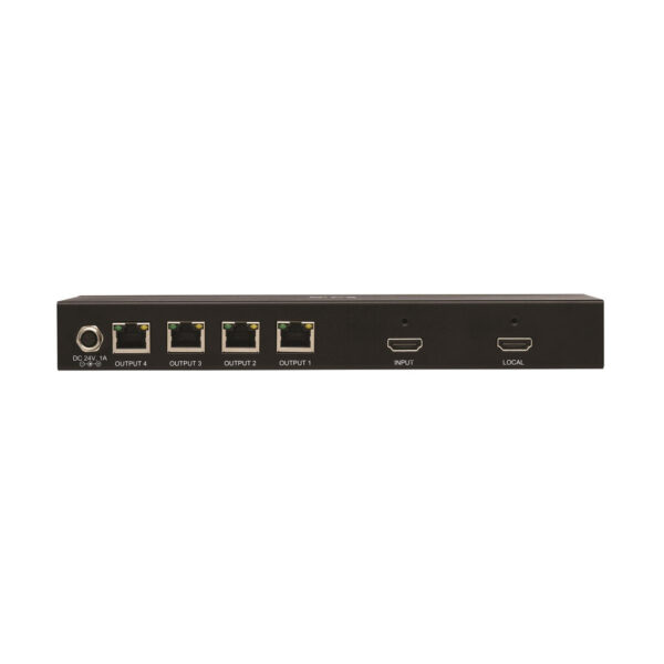 b86af89f04f3d88d5cba0cbd2cfe6be6 Tripp Lite series 4-Port HDMI over Cat6 Splitter - 4K 60 Hz, HDR, 4:4:4, PoC, HDCP 2.2, 230 ft. (70.1 m), TAA