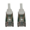 b8831dbbc457f6a906304b7d02851ab5-2 Tripp Lite series Cat6a 10G Snagless Shielded Slim STP Ethernet Cable (RJ45 M/M), PoE, White, 7 ft. (2.1 m)