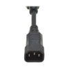 Tripp Lite series Power Cord Y Splitter, C14 to 2x NEMA 5-15R - 13A, 125V, 16 AWG, 18 in. (46 cm), Black