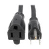 b899e9d4ead281e70fe9f3481ecaa13e Tripp Lite series Power Extension Cord, NEMA 5-15P to NEMA 5-15R - Heavy-Duty, 15A, 120V, 14 AWG, 10 ft. (3.05 m), Black