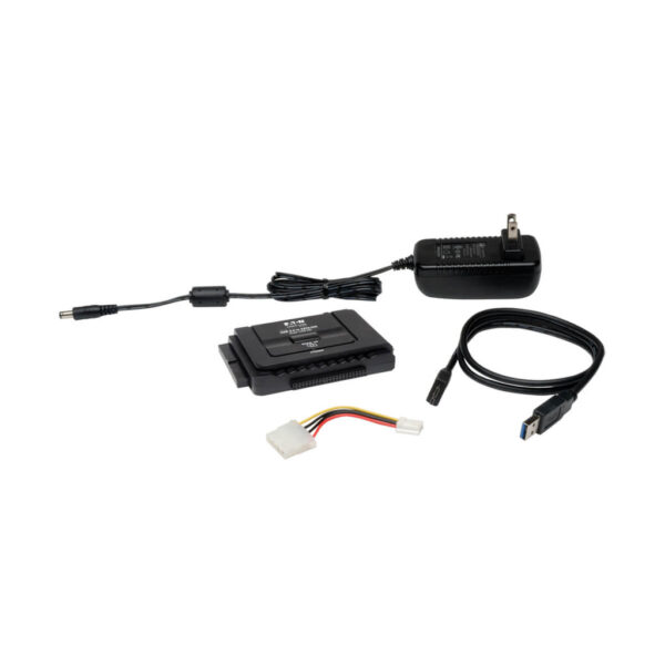 Tripp Lite series USB 3.0 SuperSpeed to Serial ATA (SATA) and IDE Adapter for 2.5 in. or 3.5 in. Hard Drives