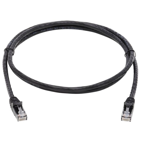 b8d3ef1f4dfcac703c7abc67186ab60b-1 Tripp Lite series Cat6a 10G Snagless UTP Ethernet Cable (RJ45 M/M), Black, 5 ft. (1.52 m)