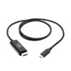 b8f8b5475bfd01ed929004d2b6b322a4 Tripp Lite series USB-C to HDMI Adapter Cable (M/M), 4K 60 Hz, 4:4:4, Thunderbolt 3 Compatible, Black, 3 ft. (0.9 m)