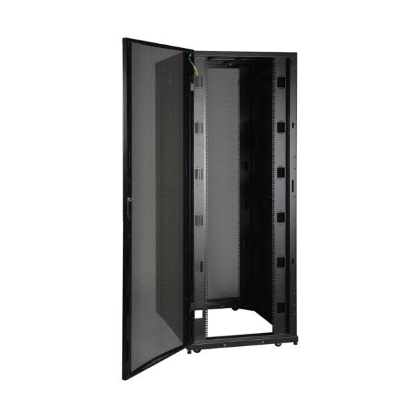 Tripp Lite series 48U SmartRack Wide Standard-Depth Rack Enclosure Cabinet with doors & side panels - SR48UBWD