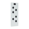 Tripp Lite series SmartRack Cable Gland Plate for NEMA-Rated Enclosure Cabinets, 6 Ports (0.5 in.)