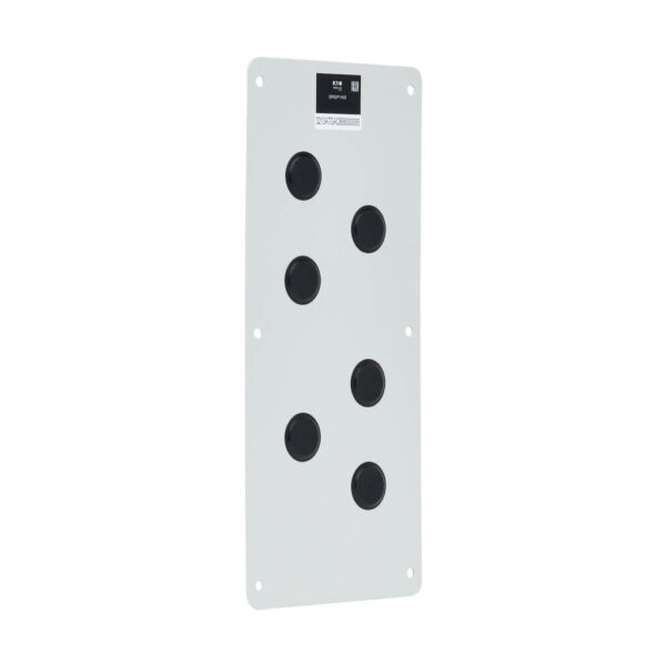 Tripp Lite series SmartRack Cable Gland Plate for NEMA-Rated Enclosure Cabinets, 6 Ports (0.5 in.)