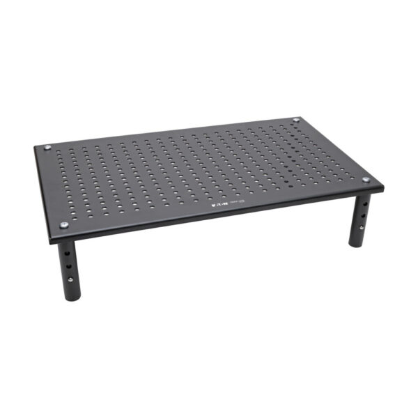 b9ae7de77454b13bfc543939f3d2b892 Tripp Lite series Monitor Riser for Desk, 18 x 11 in. - Height Adjustable, Metal, Black - MR1812M