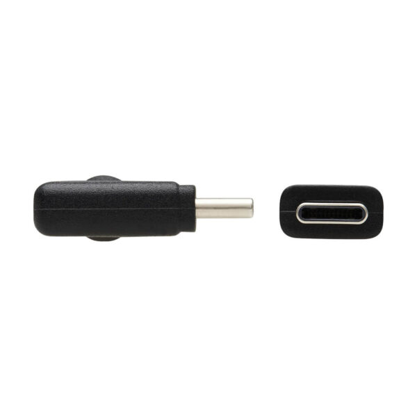 b9b882af3426919c7d939f9694f4e725 Tripp Lite series USB-C Cable (M/M) - USB 3.2 Gen 1, (5 Gbps), Thunderbolt 3 Compatible, Right-Angle Plug, 1 ft. (0.3 m)